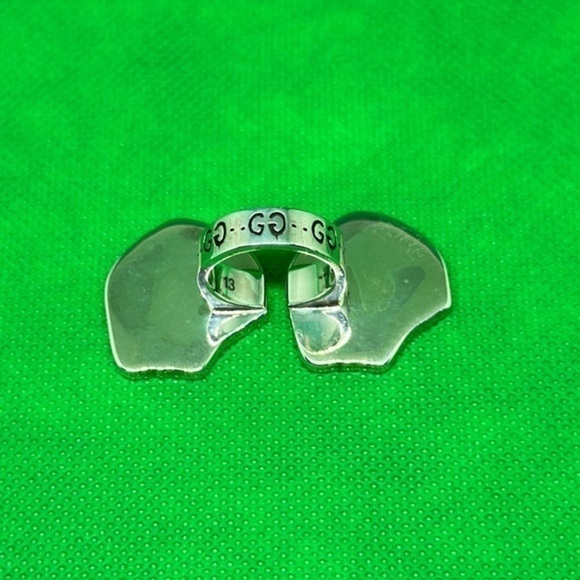 GUCCI 925 Silver ring authentic 100% - Picture 9 of 13